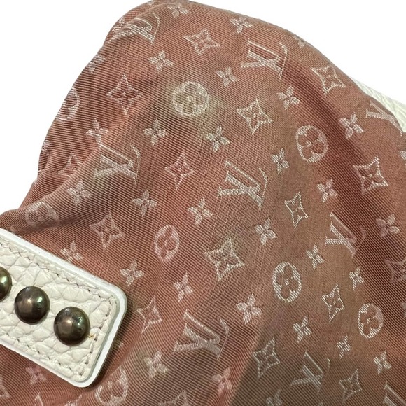 Auth. Louis Vuitton Vintage Trapeze GM Mini Lin Monogram Canvas & Leather, EUC! - Picture 11 of 16